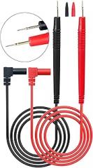 HengTianMei Flexible Multimeter Test Lead Kit, CAT III 1000V 10A, Volt Test Lead for Measurement Accurately with Standard 4mm Banana Plug, for Most Brands Digital Multimeters, Electronic Clamp Meter