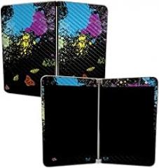 MIGHTY SKINS MightySkins Carbon Fiber Skin for Microsoft Surface Duo - Splatter | Protective, Durable Textured Carbon Fiber Finish | Easy to Apply, Remove, and Change Styles | Made in The USA