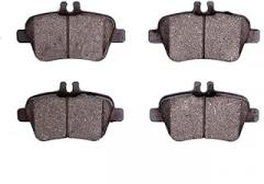 KarParts360 For Mercedes-Benz B Electric Drive 2014 2015 Brake Pads | Electronic Pad Wear Sensor | 58.9 Millimeters / 2.32 Inches Inner Height | 106.4 Millimeters / 4.19 Inches Inner Width
