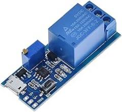 Smart Electronics 5V-30V Micro USB Power Adjustable Delay Relay Timer Control Module Trigger Delay Switch 1Pcs