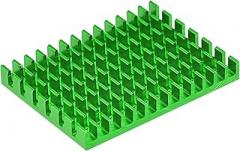 MECCANIXITY Electronic Radiator Module Cooler Aluminium Heatsink 30x40x5mm for CPU with Self Adhesive Pad Green Pack of 6