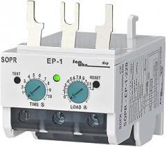 SOPR-EP Electronic Overload Relay Motor Protector Thermal Overload Relay(Color:0.5-6.5A,Size:Un 24VAC DC)