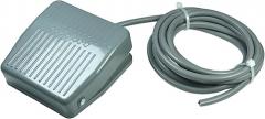 10A 250VAC Momentary Plastic Foot Pedal Switch SPDT NO NC Foot Switch for CNC Industrial with 2M Cable(Gray)