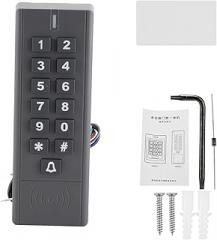RFID Keypad Access Control System, Door Security Entry System, IP67 Electronic Lock with Exit Button and Magnetic Switch, for Office Building Home Hotel School