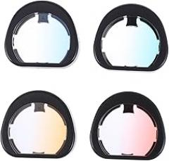 VILLCASE 4pcs Graduated Color Camera Filter for Mini Special Effect Lens Filters for Creative Photography Portable and Lightweight for Birthdays and Holidays