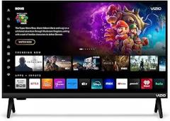VIZIO 24 Inch V Series LED Smart HD TV 720p Bluetooth Compatible, Works with Airplay 2 and Google Cast, with DTS Virtual X and WiFi 5 Dual-Band (VHD24M-08) (Renewed)