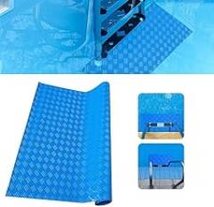 Non-Slip Pool Ladder Mat - Anti-Skid Protective Mat Swimming Pool Ladders & Steps (90x60cm) - Versatile & Easy to Install(90 * 23cm)