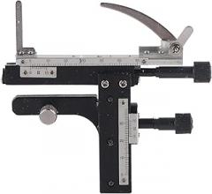 Professional Attachable Mechanical XY Moveable Stage Caliper with Scale Microscope Accessories Microscope Moveable Caliper for Lab Classroom