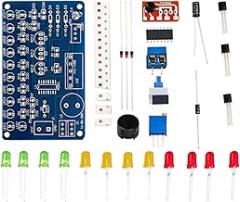 Level Board Electronic LED Flashing Lights Soldering Practice Board PCB DIY