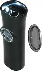 Alipis Electric Pepper Mill Stainless Steel Kitchen Pepper Crusher Battery-free Electronic Grinder for Home Cooking and Dining