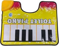 Toilet Piano Mat, Toilet Electronic Organ Floor Mat, Artistic Piano Sound Effect Rug, Gags & Practical Joke Toy for Boys, Girls, Kid for Toilets, Bathroom, Dorm, Apartment