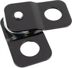 Hitch Snatch Block Winch Pulley, 4 Tons 8800lb Capacity Recovery Tool, Double Winch Pulley for ATV UTV Truck Towing, Black Powder Coated Steel Wheel with Winch Cable Lock Feature