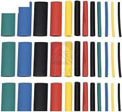 530pcs Heat Shrink Tubing Insulation Shrinkable Tube Assortment Electronic Polyolefin Ratio 2:1 Wrap Wire Cable Sleeve Tubes Kit