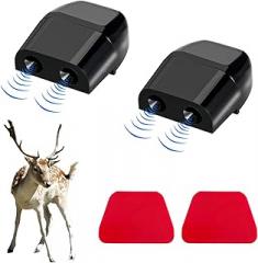 2 PCS Deer Whistles for Cars, Avoid Collisions Deer Warning Whistle with Adhesive Tape, Ultrasonic Animal Alert Devices for Motorcycle Truck SUV, Car Accessories
