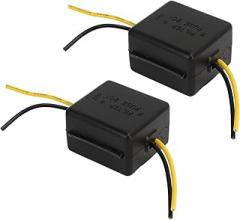 HEEPDD Noise Filters Capacitor Filters ABS Audio Noise Isolation Reducers for Equalizers Amplifiers Amp Speaker Stereo Power Supply 12V Car Relay Automotive Electronics