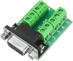 Electronic Components 3pcs Female Head RS232 Turn Terminal Serial Port Adapter DB9 Terminal Connector