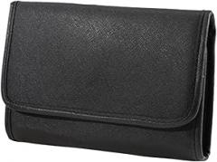 Milisten Jewelry Storage Roll Bag Foldable Pu Jewelry Organizer Pouch Portable Travel Necklace Earrings Bracelet Storage Case