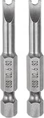HARFINGTON 2pcs U Shape Screwdriver Bits U 2.6 1/4