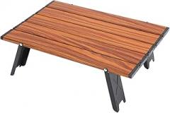 Aluminum Folding Table Desk Outdoor Furniture Suitable for Camping Trip Beach Hiking Picnics Easy to Portable Hiking Backpacking Table