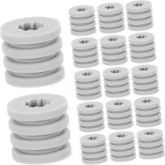 Veemoon 20pcs Silicone Shock Absorbing Cushion Pads for Electronics Hard Disk Protective Mat Four-layer Design for Enhanced Stability and Safety Easy Installation Versatile Use