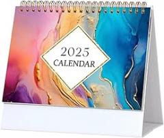 for Gilt C Model2025-2025 Calendar Twin-Coil Binding Tabletop Runs from July 2025 to December Office Desk Planner New for High Reliable Electronic Component