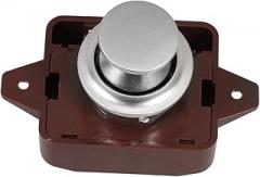 Uonlytech Rv Push Button Lock Push Latch for Cabinets and Easy Installation Compact Design Construction for Rvs and Furniture Security