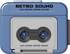 Creative Mini Tape Recorder Keychain, Retro Recorder Tape Keychain, with 3 Song Part, Can Record 15s, Couple Gift for Birthday Valentine's Day Christmas