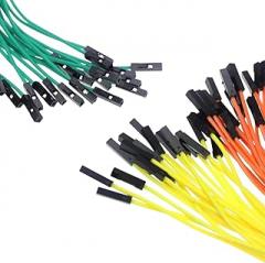 F-F 100Pcs | 100Pcs Diy Electronic Kit Breadboard Cable For 20Cm 2.54Mm Line Male Female Jumper Wire Cable 1P Connector New 2026 High For Reliable Electronic Component, Precision, Stable Performance