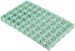 50Pcs Green SMT SMD Container Box Electronic Components Mini Storage Case Electronic Component Container Mini Storage Boxes kit