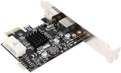 Dpofirs PCIe to PS/2 Expansion Card, High Temperature Resistant PS/2 Mouse Expansion Card