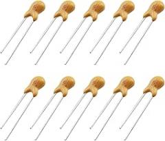 TAODAN 10PCS Inline Tantalum Capacitor 35V-1uf Unidirectional Conductivity Can Store Charge and Discharge Electricity Electrolytic Capacitor for Computer Phone Electronic Products