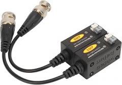 Video Balun Connectors, Video Balun, High Definition Balun Transmitter, Video CVBS, AHD, CVI, TVI, Single Channel BNC Video Transmitter, 8MP Twisted Pair Transmitter