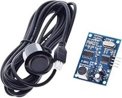 DC 5V Waterproof Ultrasonic Module, AJ-SR04M Integrated Distance Measuring Transducer Sensor, Waterproof & Dustproof DIY Electronic Kit with 2.5M Cable