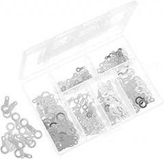 Cabilock 600pcs Copper Soldering Lugs Silver Plated Terminals with Enhanced Conductivity Flexible for Automotive and Precision Electronics Applications