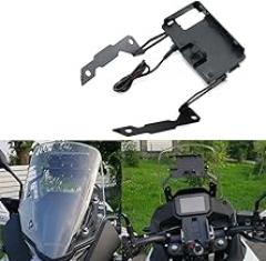 for Honda XL750 TRANSALP 2023 2024 GPS Mounts Navigation Windshields Smartphone Stand Holder with USB Charging Bracket XL750 TRANSALP