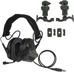 Tactical Headset 7.0 Sound Pickup&Noise Reduction Headset Wearing Fast Helmet Headset Hunting Shooting Noise Cancelling Headphon