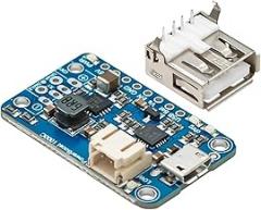 Rechargeable 5V Lipo USB Boost Charger 1A PowerBoost 1000 2465 Spot Module - High Capacity 1000C for Electronic Components