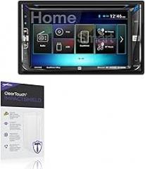 BoxWave Screen Protector Compatible With Dual Electronics DV695MB - ClearTouch ImpactShield (2-Pack), Impenetrable Screen Protector Flexible Film