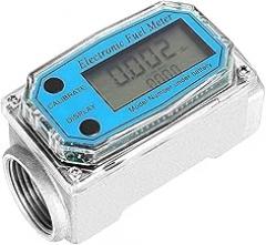Water Flow Meter, Flow Meter Module Electronic Digital Flow-Meter Accessories Parts Liquid Water Fuel Gasoline 1 Inch for Water, Diesel & Other Liquids