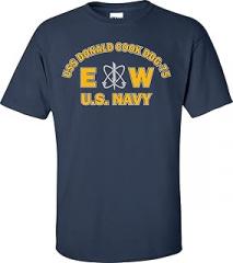 Generic USS Donald Cook DDG-75 Rate EW Electronics Warfare Technician T-Shirt