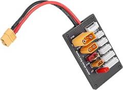 WALFRONT XT60 Parallel Charging Board 2S-6S Battery Parallel Charging Board Parallel Balanced Charging Adapter with 4.0mm Banana Head
