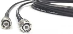 35 Foot TNC Male to TNC Male Times Microwave LMR240 Ultraflex 50 Ohm RG8X Antenna Cable Assembled by Custom Cable Connection