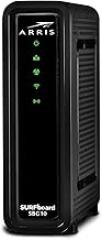 ARRIS (SBG10-RB) - Modem Router Combo - DOCSIS 3.0 16 x 4 Gigabit & AC1600 WiFi, [Check with your provider for compatibility]400 Mbps Max Internet Speeds - Renewed