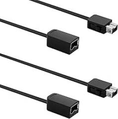 2pcs NES Classic Extension Cable Compatible with Super Nintendo SNES Classic Edition Controller (2017)/Mini NES Classic Edition (2016)/Wii/Wii U Controller (6ft)