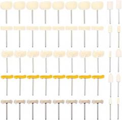 50pcs Polishing Wheel Jewelry and Buffing Versatile Polishing for Rotary Tool for Mold Electronics and Medical Equipment