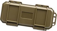 Everyday Carry Tool Storage Box Water Resistant for Small Electronic Devices Multifunctional Protective Knife Case Shockproof, Khaki