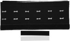 Cable Management Sleeve Neoprene Wire Cover Waterproof Protective Wire Organizer Durable Shockproof Thermal Insulation for Home Office Electronics Black White 125cm 49.2in