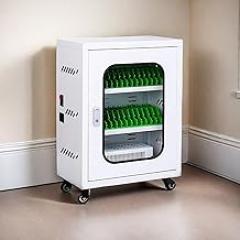 Charging Cart - Mobile Storage for Multiple Devices | 30/40/50 Bay Classroom Charging Solution - Efficient Organization for Electronics,30