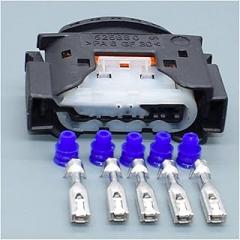 Demasiado 5 Pin Auto Waterproof Connector Electronic Turbocharger Actuator Repair Plug Adapter Air Flow Meter Plug Compatible With BMW Ford Land Rover (Color : 1sets)