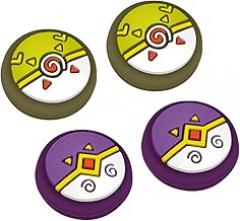 Switch Joycon Thumb Grip Caps, Soft Silicone Joystick Cover Accessories Compatible with Switch/OLED/Lite, Analog Stick Grips Button Covers for Controllers (C-Mix)